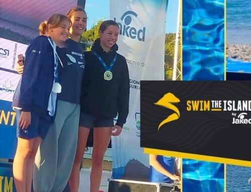 Letizia Borra, ex Aquarium Nuoto, prima assoluta agli 800 sprint in mare aperto