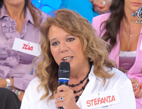 La novese Stefania Pezzoni in tv a Uomini e Donne di Maria De Filippi