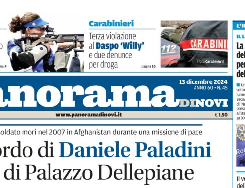 La prima pagina di Panorama di Novi: da domani il numero in digitale online