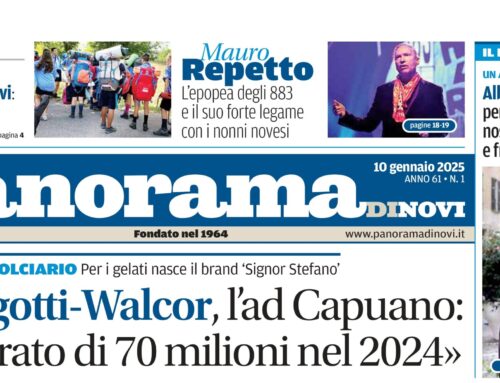 La prima pagina di Panorama di Novi: da domani il numero in digitale online