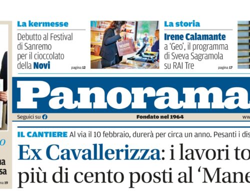 La prima pagina di Panorama di Novi: da domani il numero in digitale online