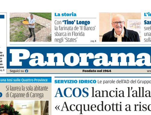 La prima pagina di Panorama di Novi: da domani il numero in digitale online