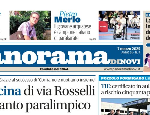 La prima pagina di Panorama di Novi: da domani il numero in digitale online