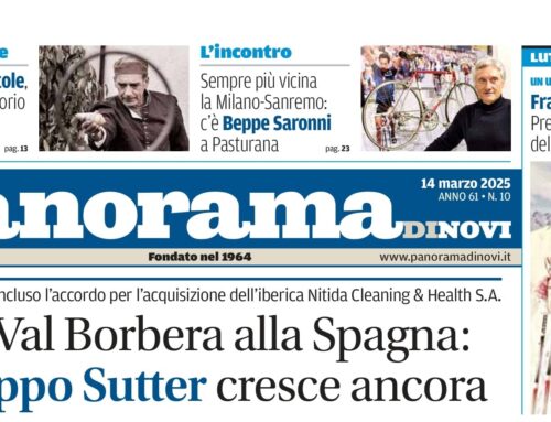 La prima pagina di Panorama di Novi: da domani il numero in digitale online